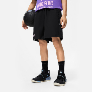 男子反伍七城联动雾都大势运动短裤 秋季 AKST819 李宁正品 Lining