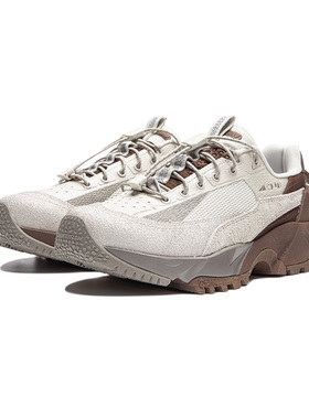 李宁正品CF溯行野PRO女子舒适缓震反光防泼水户外休闲鞋AGLU152