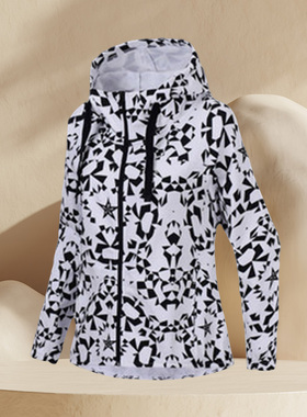 Lining/李宁女时尚风衣连帽连帽运动时尚开衫外套AFDN016