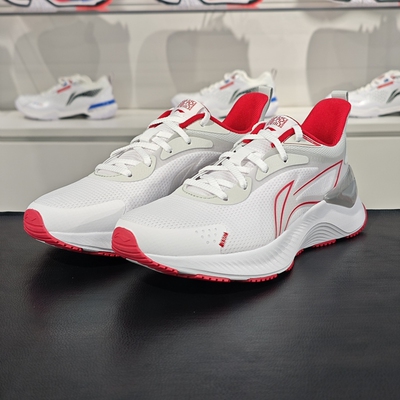 李宁正品女子舒适低帮跑步鞋