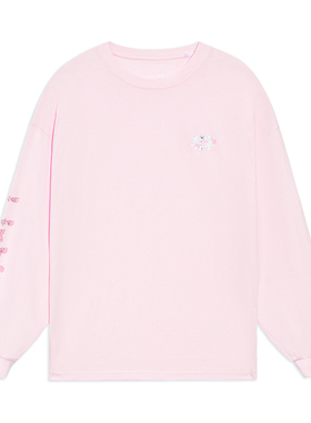 李宁正品新款男女同款运动休闲时尚潮流舒适透气长袖T恤AHSS915