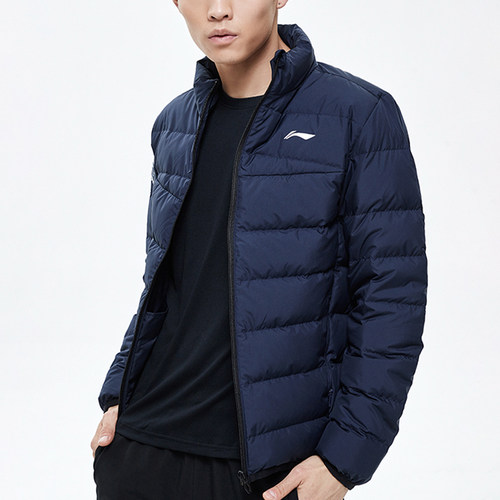 李宁正品男子运动羽绒服AYMP085