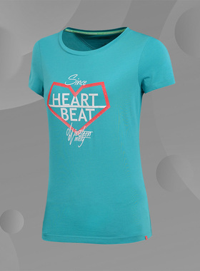 李宁夏季新款训练系列女吸湿排汗短袖T恤文化衫AHSM066