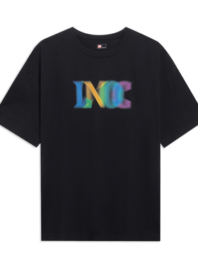 Lining/李宁正品男子时尚百搭潮流宽松运动休闲短袖T恤AHST123