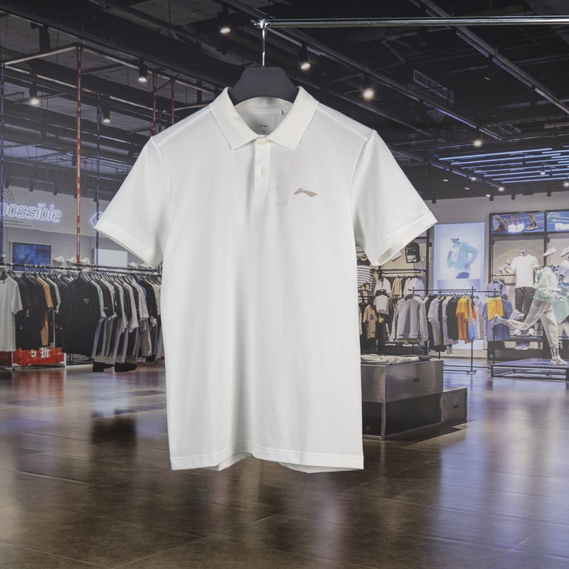 李宁正品男子短袖POLO衫