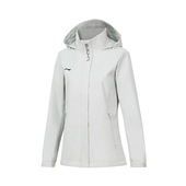 女子简约运动休闲拉链连帽外套AFDT748 2023新款 李宁正品 Lining