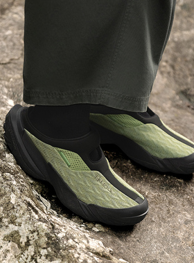 李宁正品CF溯行山 SLIPPER男女同款回弹户外穆勒休闲鞋AGLU177