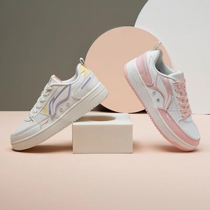 Lining/李宁正品城市漫游系列女子休闲运动时尚低帮板鞋AGCS134