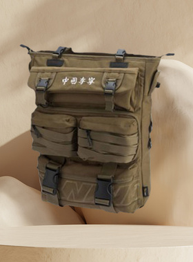 中国李宁 纽约时装周走秀款大容量拎包大挎包斜挎包单肩包ABLP102