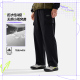 李宁正品 AYKU911 健身系列男子加绒保暖中腰拒水梭织直筒运动长裤
