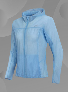 李宁风衣女18新品跑步系列长袖防风服防泼水皮肤衣运动服AFDN056