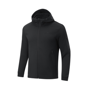 运动外套 Lining 男子加绒保暖摇粒绒开衫 冬季 AWDT743 李宁正品