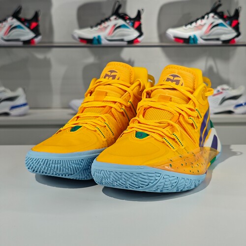 李宁正品男子透气篮球鞋