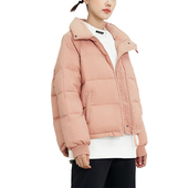 运动外套AYMR154 训练系列保暖短款 李宁羽绒服女冬季 新款