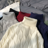 纯色高领男毛衣套头针织情侣大码M9301-P45(6XL7XL300斤P55)，男装针织衫/毛衣，星座1212