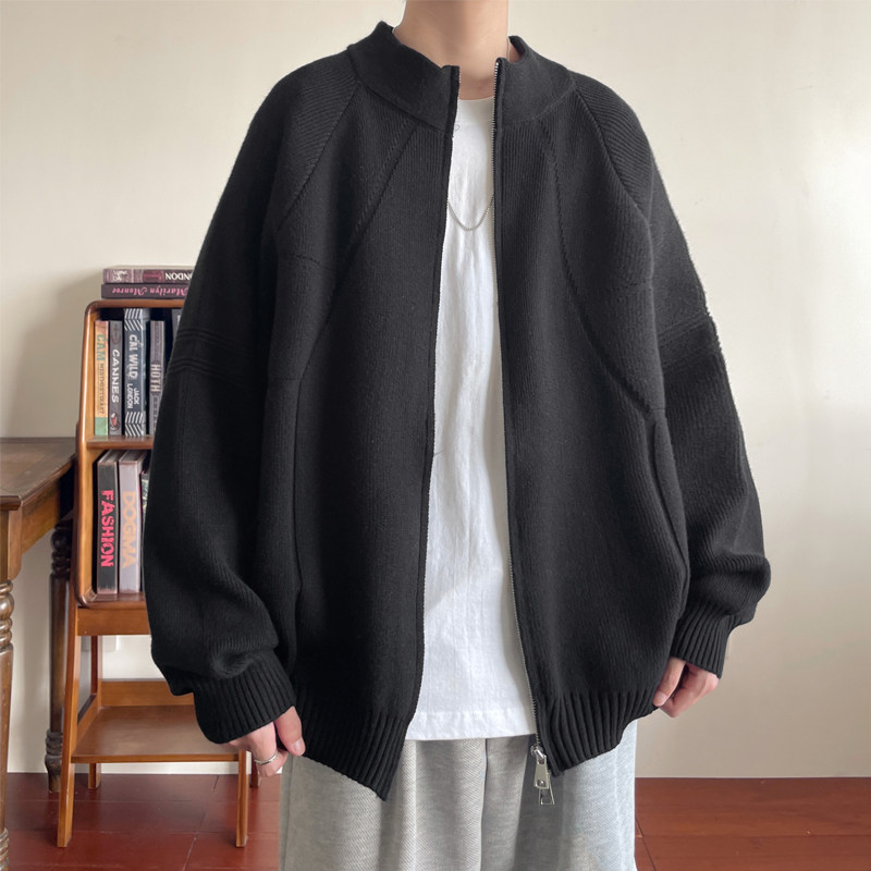 加厚男开衫毛衣慵懒风针织衫外套w998,男装针织衫/毛衣,星座1212