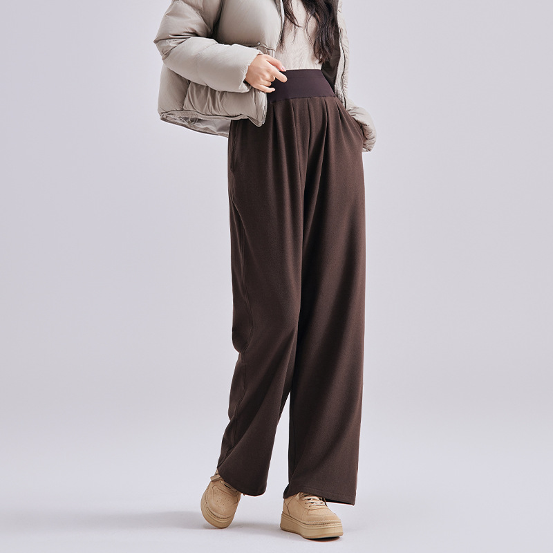 孕妇阔腿裤秋冬款外穿宽松居家裤