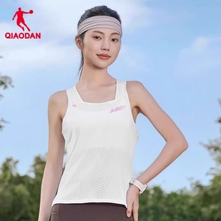 乔丹飞影背心女士2025秋冬专业马拉松跑步衣镂空速干透气无袖t恤