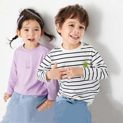 儿童打底衫t恤长袖洋气