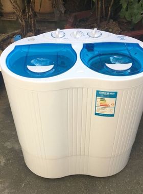 长虹5.0KG半自动双桶双缸双筒迷你洗衣机甩干小型婴儿童脱水波轮