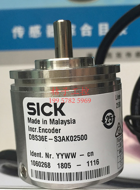 全新原装 SICK西克/施克编码器Incr.Encoder DBS36E-S3AK00100