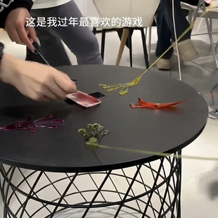 粘钱游戏道具家庭聚会公司娱乐童年回忆奖励品粘粘手掌小玩具