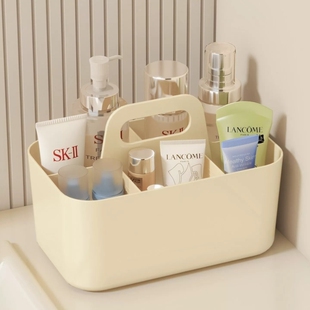 婴儿护理盒家用婴儿用品手提洗澡篮可携式牀边尿不湿尿片分格收纳