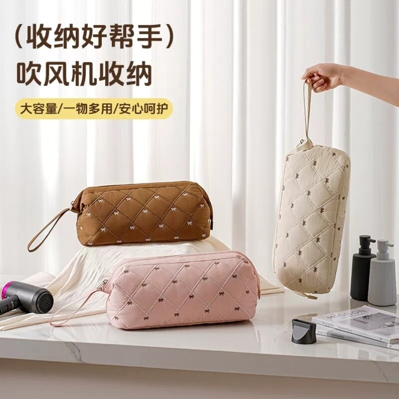 吹风机收纳包旅行外出卷发棒夹板收纳袋便携电吹风防尘保护套防水