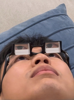 眼里有光！懒人眼镜折射躺卧式看手机电视神器高清反射颈椎防低头