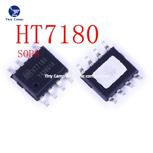 正品保障 HT7180 ESOP-8 低阻MOS管大功率异步升压转换器现货