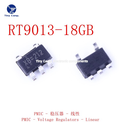 台湾品牌 RT9013-18GB SOT23-5 印字XB** 线性稳压器LDO现货直拍