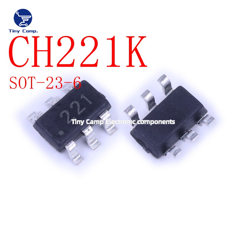 正品保障CH221K SOT-23-6 USB PD多快充电源取电协议芯片现货实拍图片