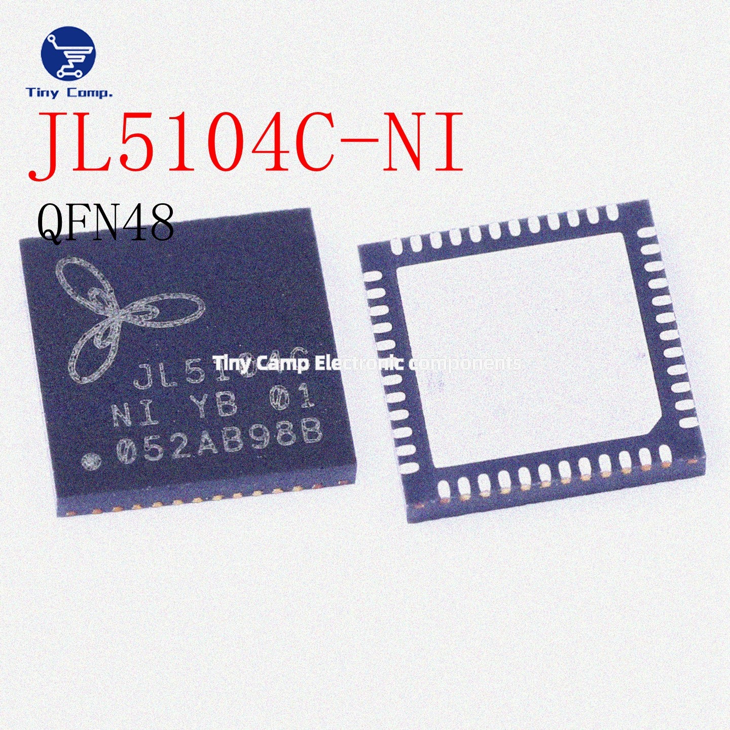 正品保障 JL5104C-NI QFN48 高集成度4端口千兆以太网收发器现货