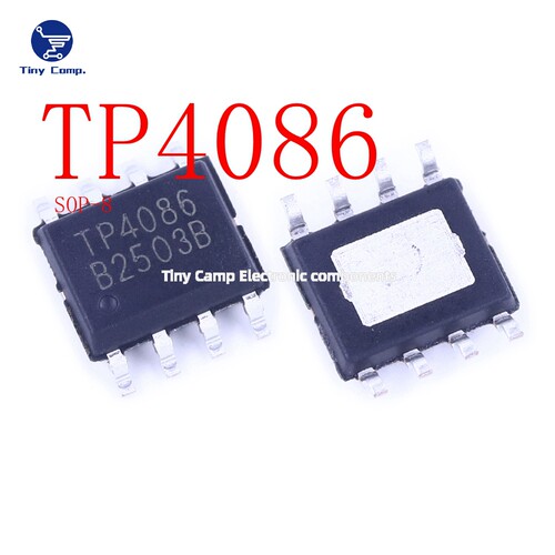 现货实拍 TP4086B SOP-8 32V 高耐压带 OVP 1A线性锂电充电IC