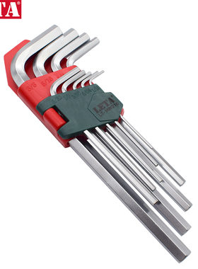 勒塔LETA内六角扳手工具套装9件套 英制内六角加长螺丝刀LT-HW216