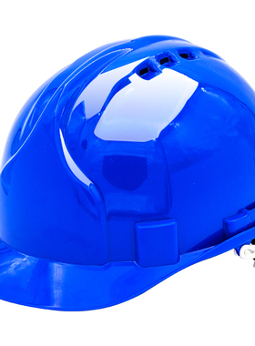 保拉安全帽蓝色款ABS 电力 工地 工程 工业 建筑 防砸 抗冲击5996