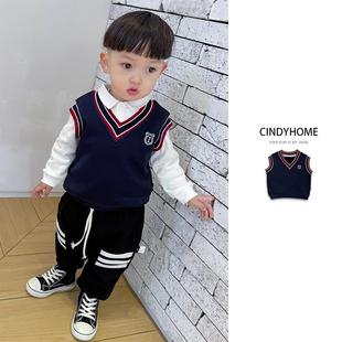 洋气儿童马甲2025新款 加绒宝宝休闲衣服