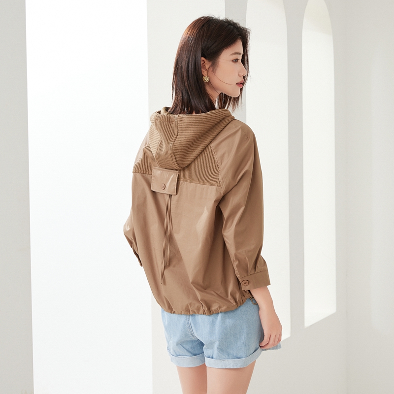 春秋季宽松休闲卫衣连帽T恤上衣