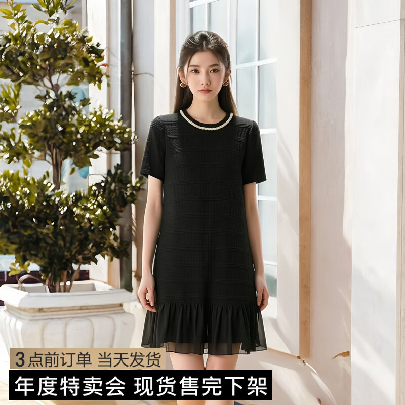 夏季短袖宽松显瘦小个子连衣裙