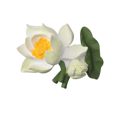 好运连连莲花荷花车载香薰出风口