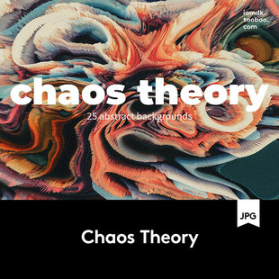 25款 炫彩抽象艺术3D爆炸扭曲渐变毛刺背景底纹高清图片设计素材
