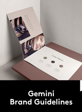 国际服装标识指南品牌VI手册设计INDD模板ID板式布局设计素材