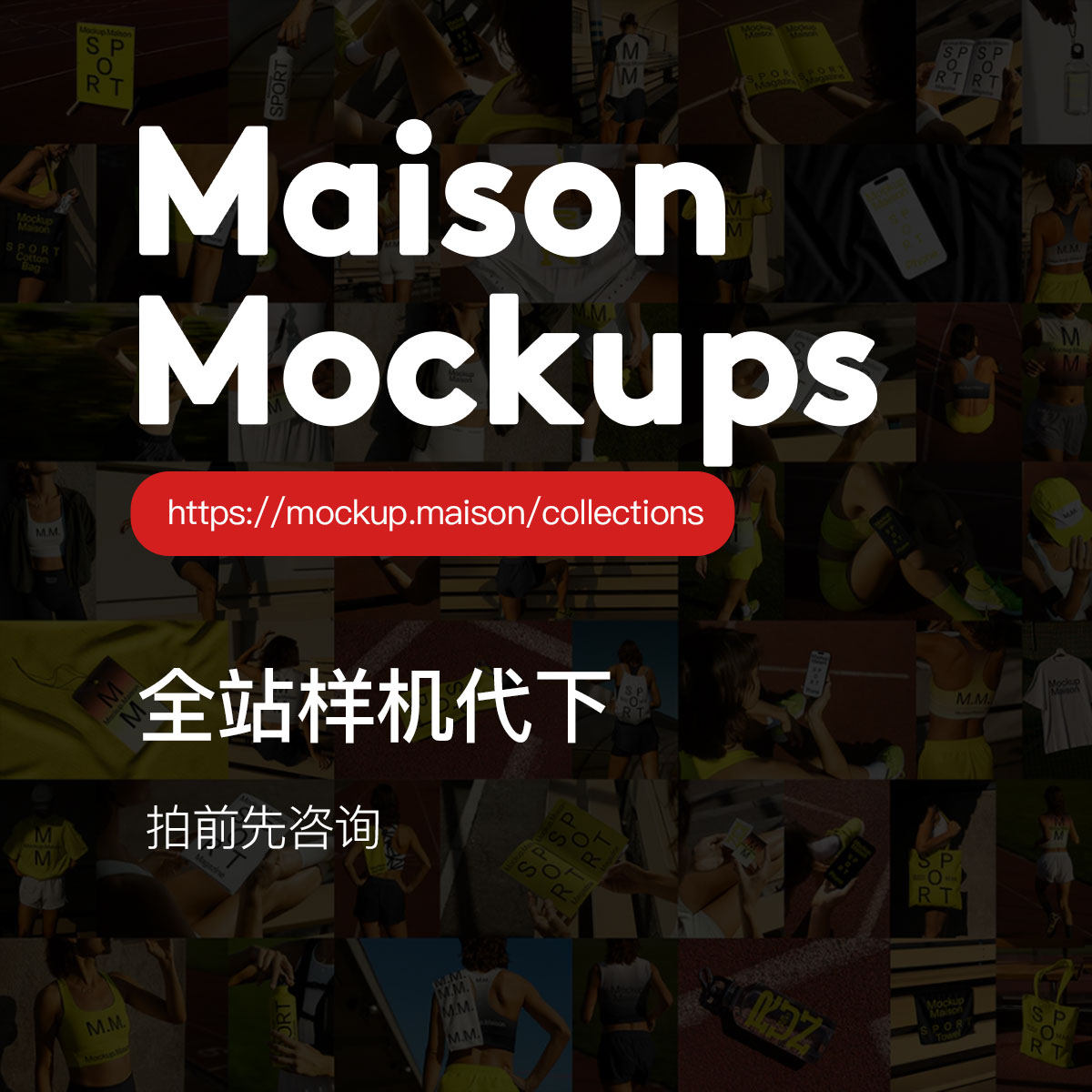 Maison Mockups海外高端样机素材国外付费模板下载会员代下服务