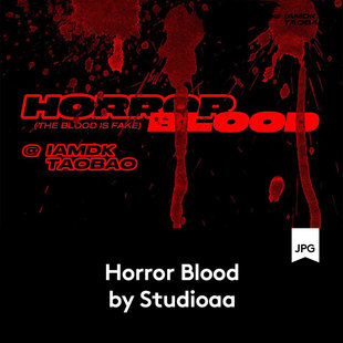 61款复古嘻哈做旧恐怖暗红飞溅色血迹纸张肌理纹理背景图片设计包