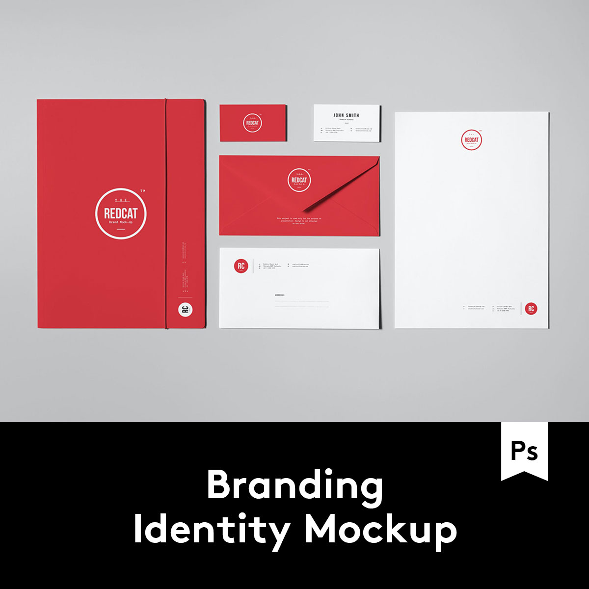 Branding Mockup 11款品牌VI设计办公用品样机模板集 M2020070302