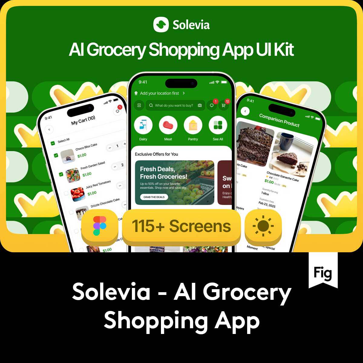 115+屏Ai智能聊天杂货店商城移动软件APP UI界面设计Figma模板