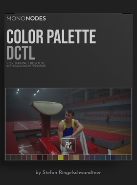 电影美学静止图片提取颜色调色达芬奇DCTL插件素材 Color Palette