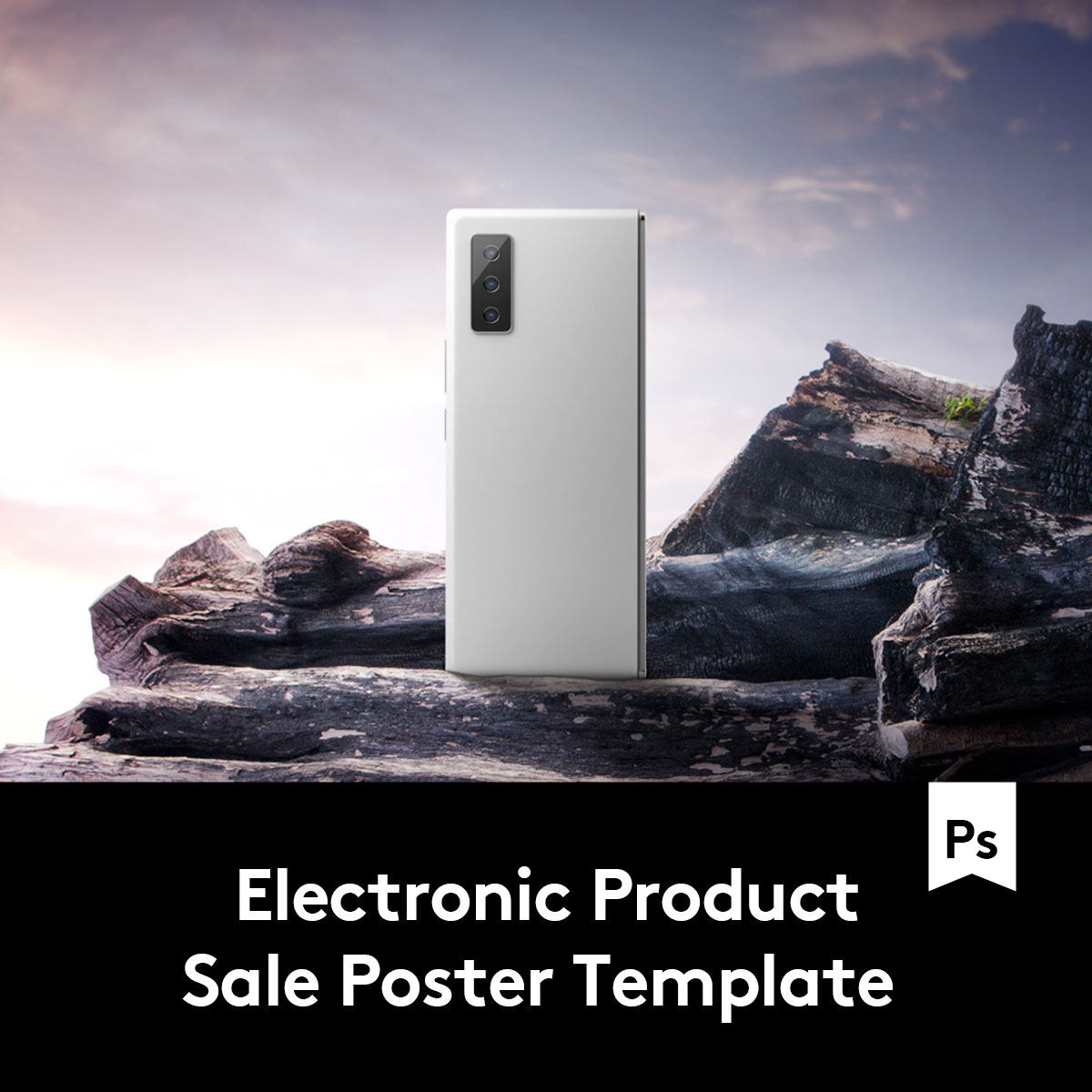 11款时尚炫酷手机笔记本数码产品海报设计psd模板 g2021052601