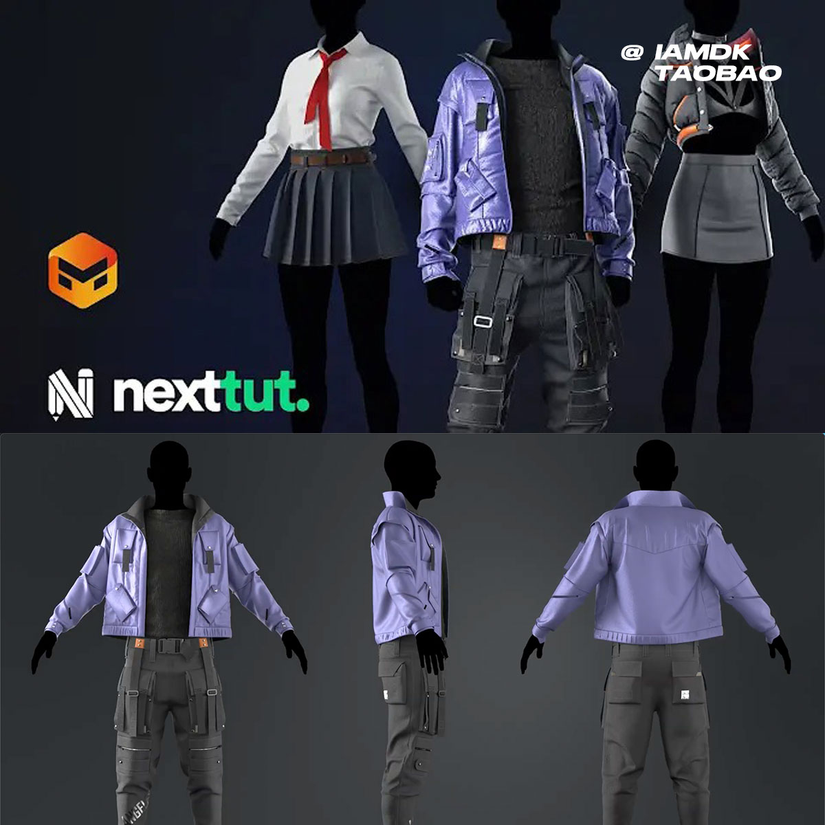 Marvelous Designer服装设计制作新手入门基础教程 中英文字幕