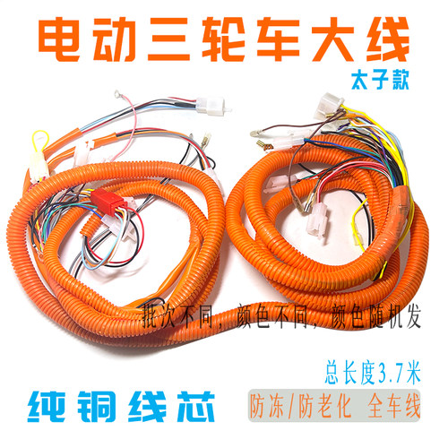 太子款电动三轮车全车线防冻耐用